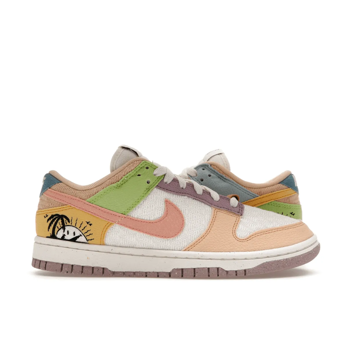 Supportive Fit Rain Step Nike Dunk Low Retro Sun Club Multi