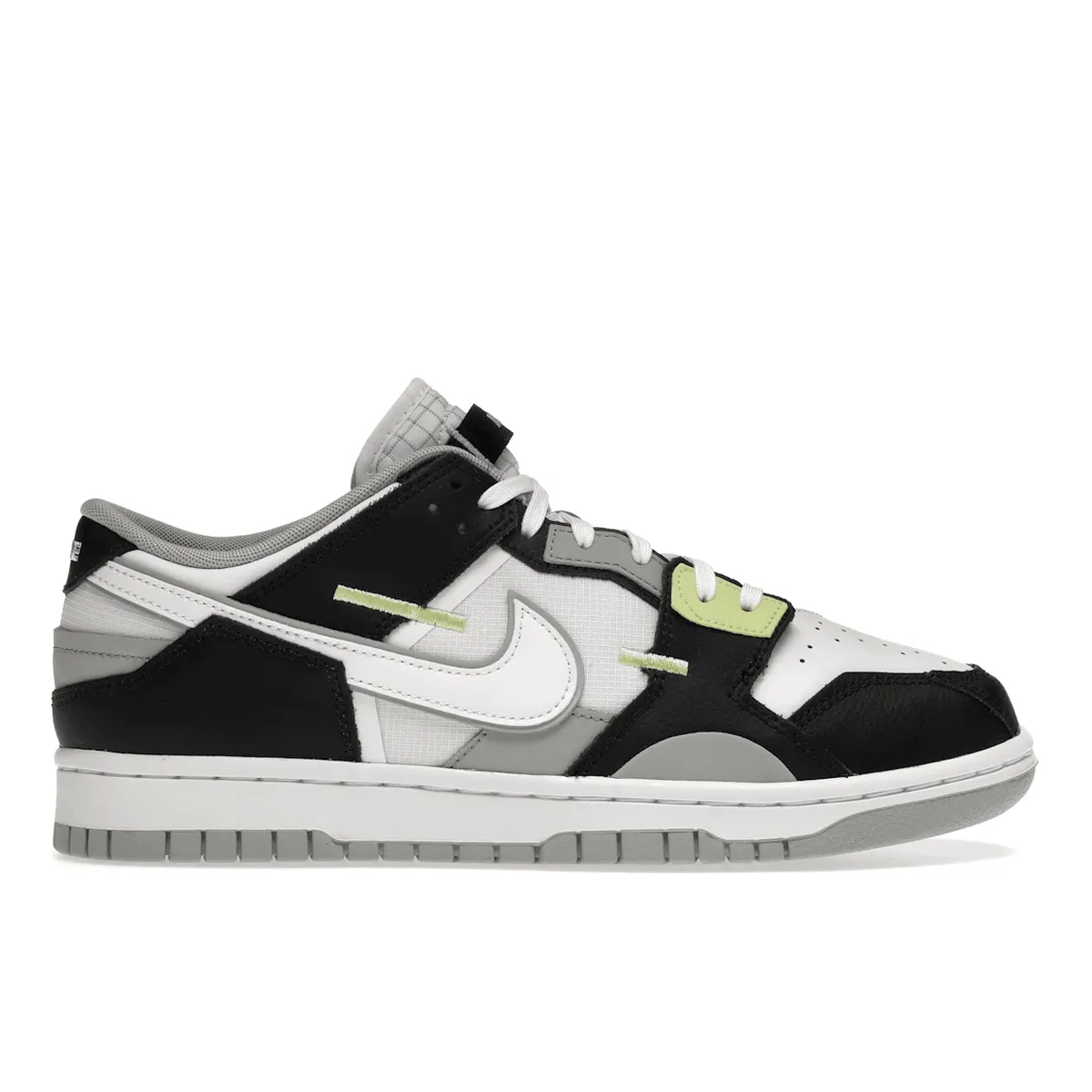 Nike Dunk Low Scrap Wolf Grey Light Lemon Twist Everyday Shoes