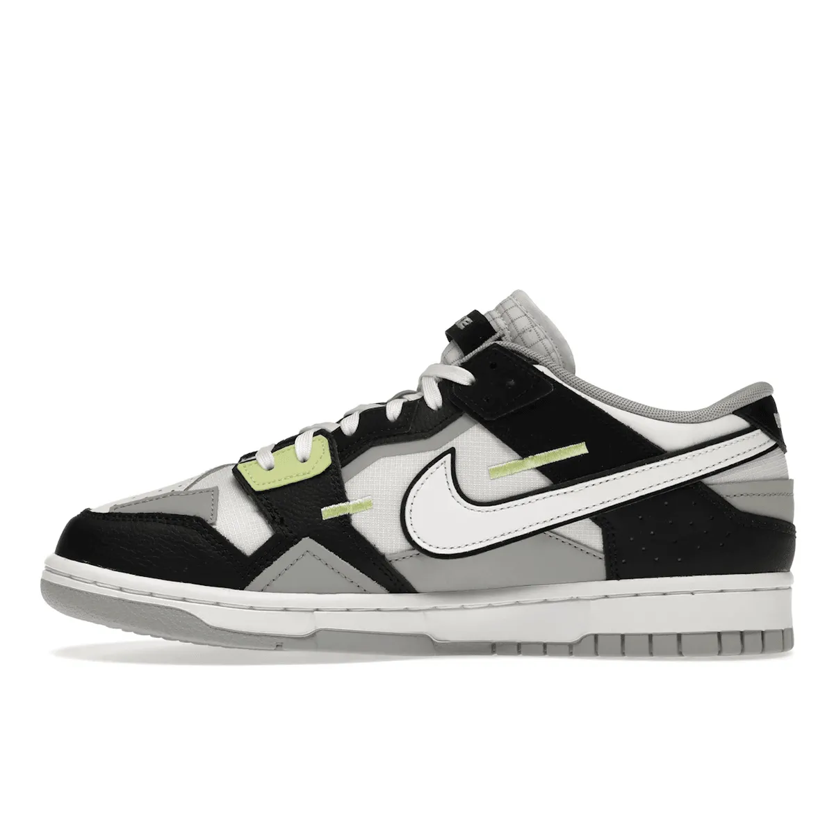 Nike Dunk Low Scrap Wolf Grey Light Lemon Twist Everyday Shoes