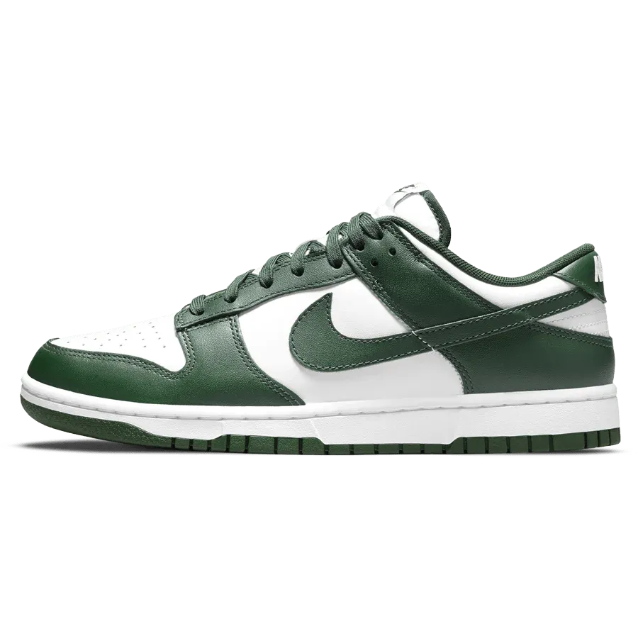 Pass Step Nike Dunk Low Spartan Green - Michigan State