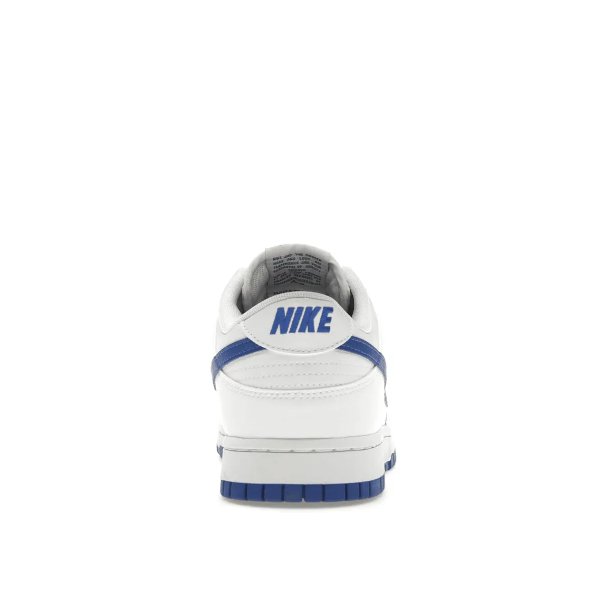 Nike Dunk Low White Hyper Royal Long Wear Comfort