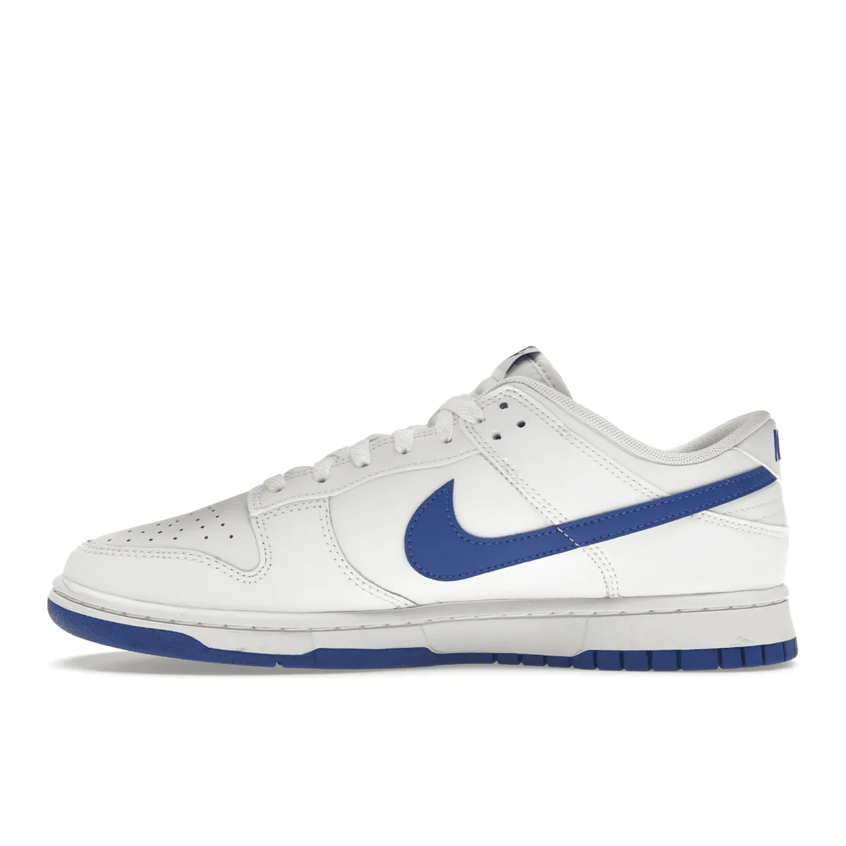 Nike Dunk Low White Hyper Royal Long Wear Comfort