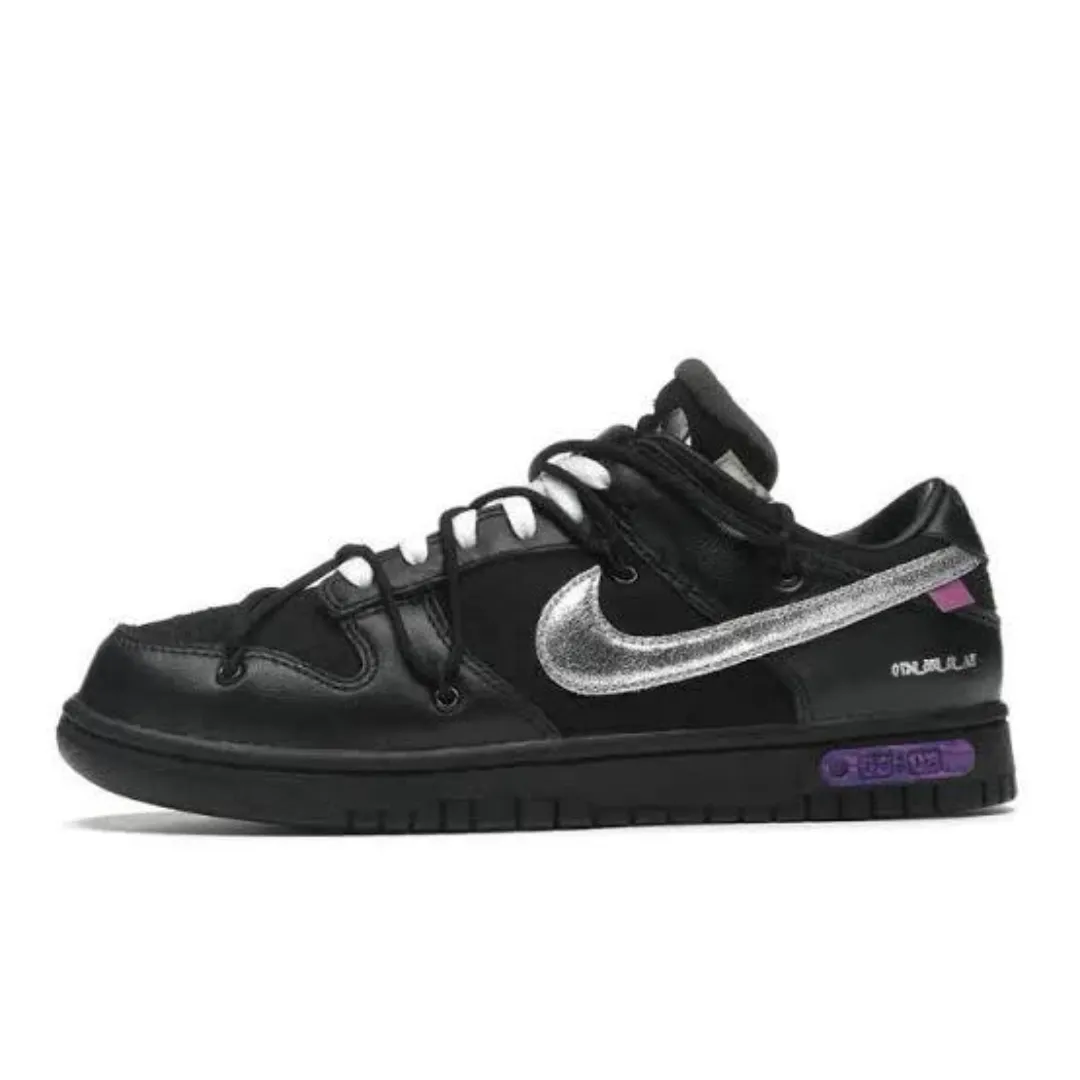 Indoor Comfort Durable Material Nike Dunk Low x Off-White Lot 50 of 50