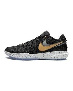 running on hilly terrain shoes Moisture-wicking fabric Nike LeBron 20 Black Metallic Gold