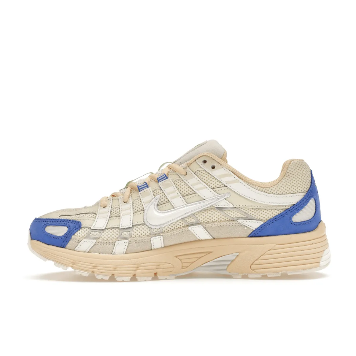 Nike P-6000 Athletic Department Coconut Milk Medium Blue Active Step-On Glide Comfort