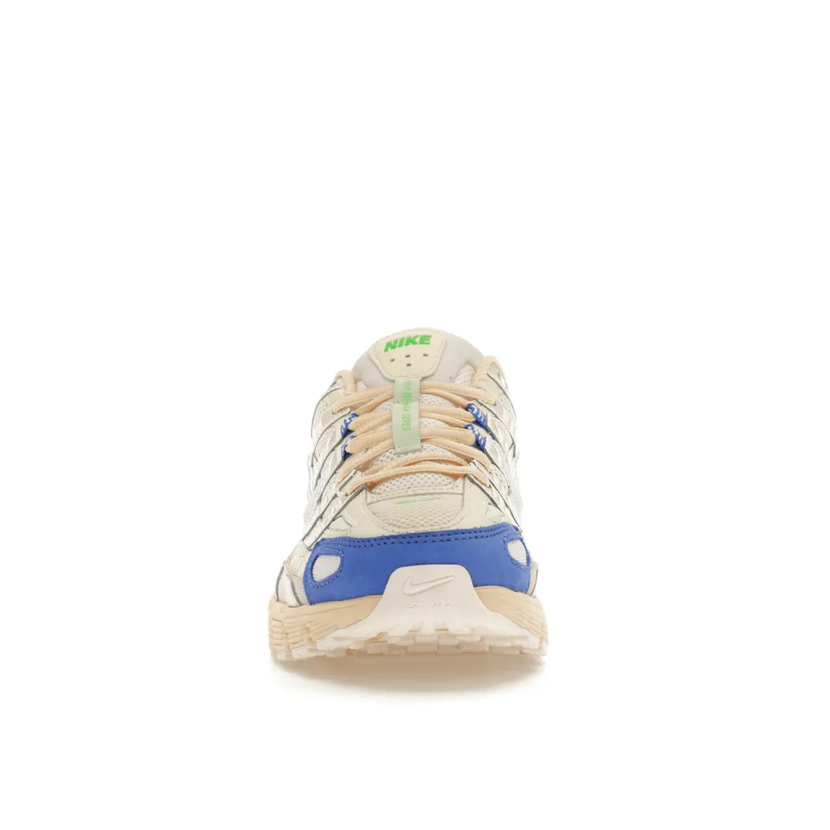 Nike P-6000 Athletic Department Coconut Milk Medium Blue Active Step-On Glide Comfort