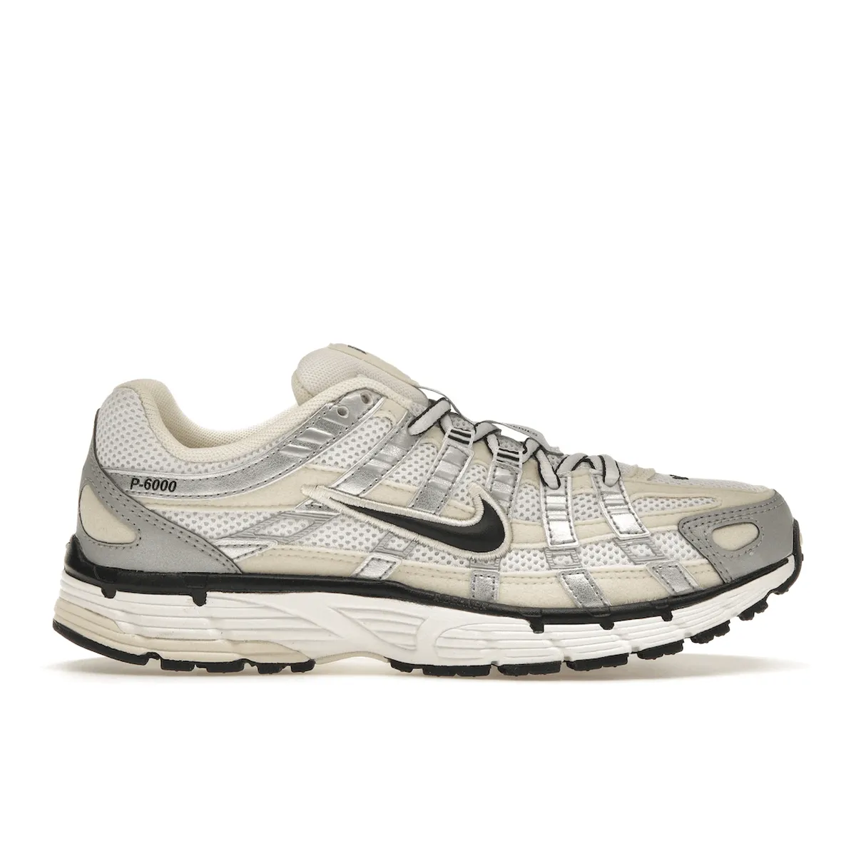 Nike P-6000 Coconut Milk Metallic Silver Current Jog