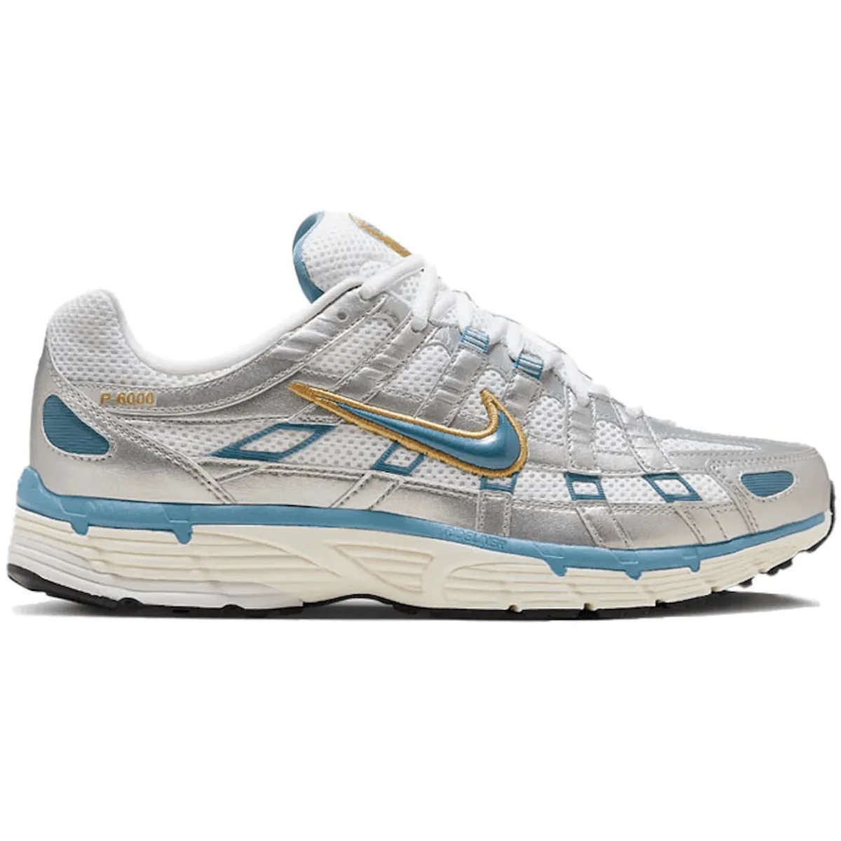 Nike P-6000 Metallic Silver Aegean Storm Daily Edge