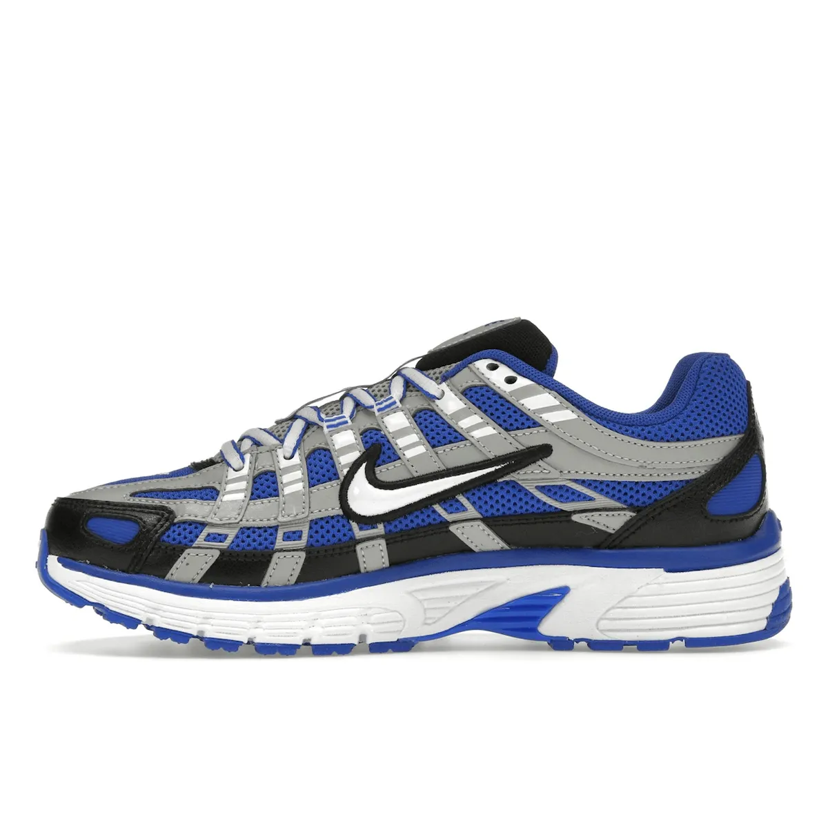 Nike P-6000 Racer Blue Flat Silver Easy Step-On Glide Layer