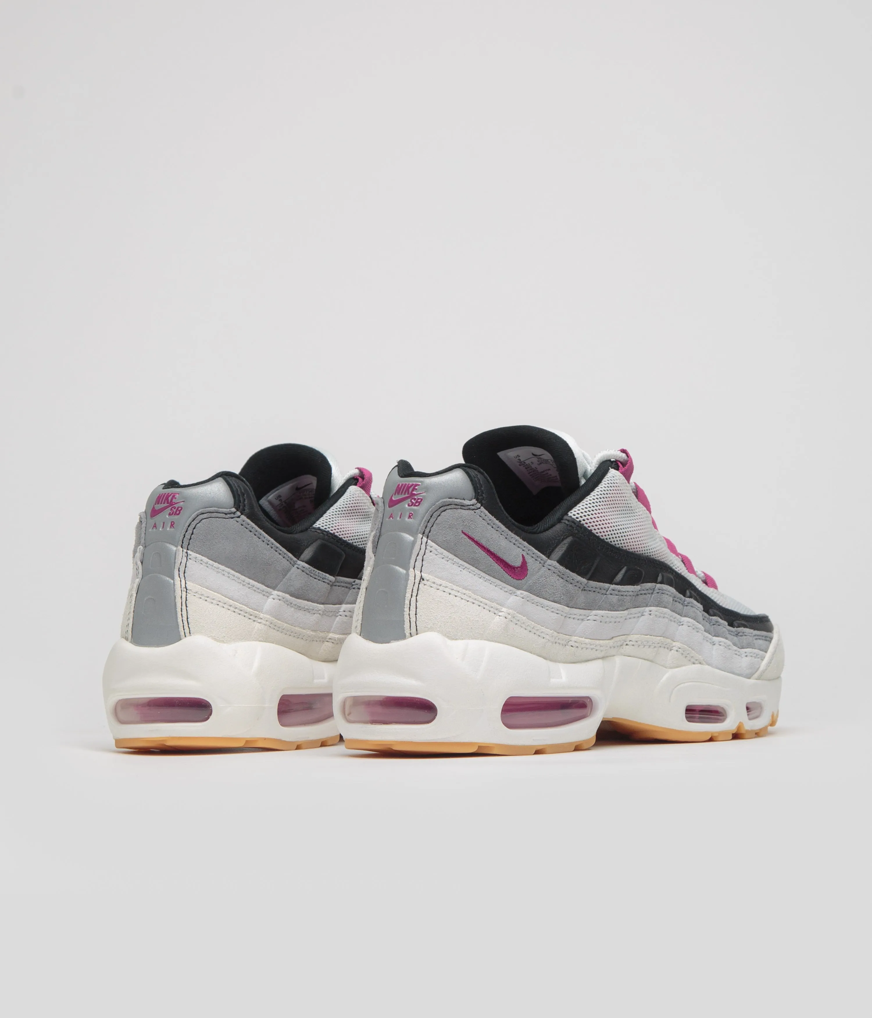 Nike SB Air Max 95 Shoes in Summit White and Cactus Flower and Photon Dust