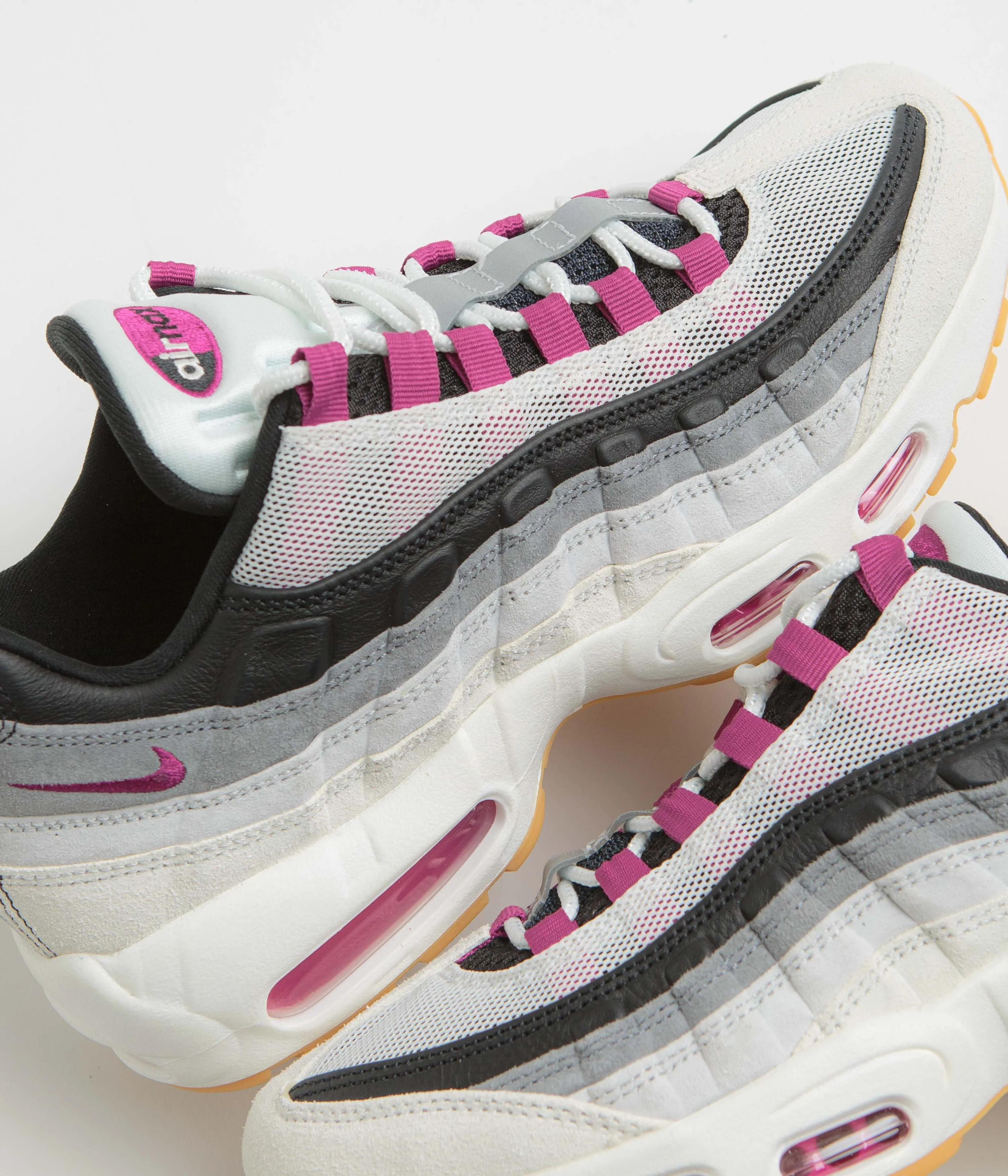 Nike SB Air Max 95 Shoes in Summit White and Cactus Flower and Photon Dust