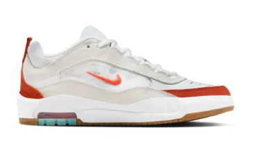 Style Play Easy Cushioning Nike SB Air Max Ishod Shoe - White/Orange/Black