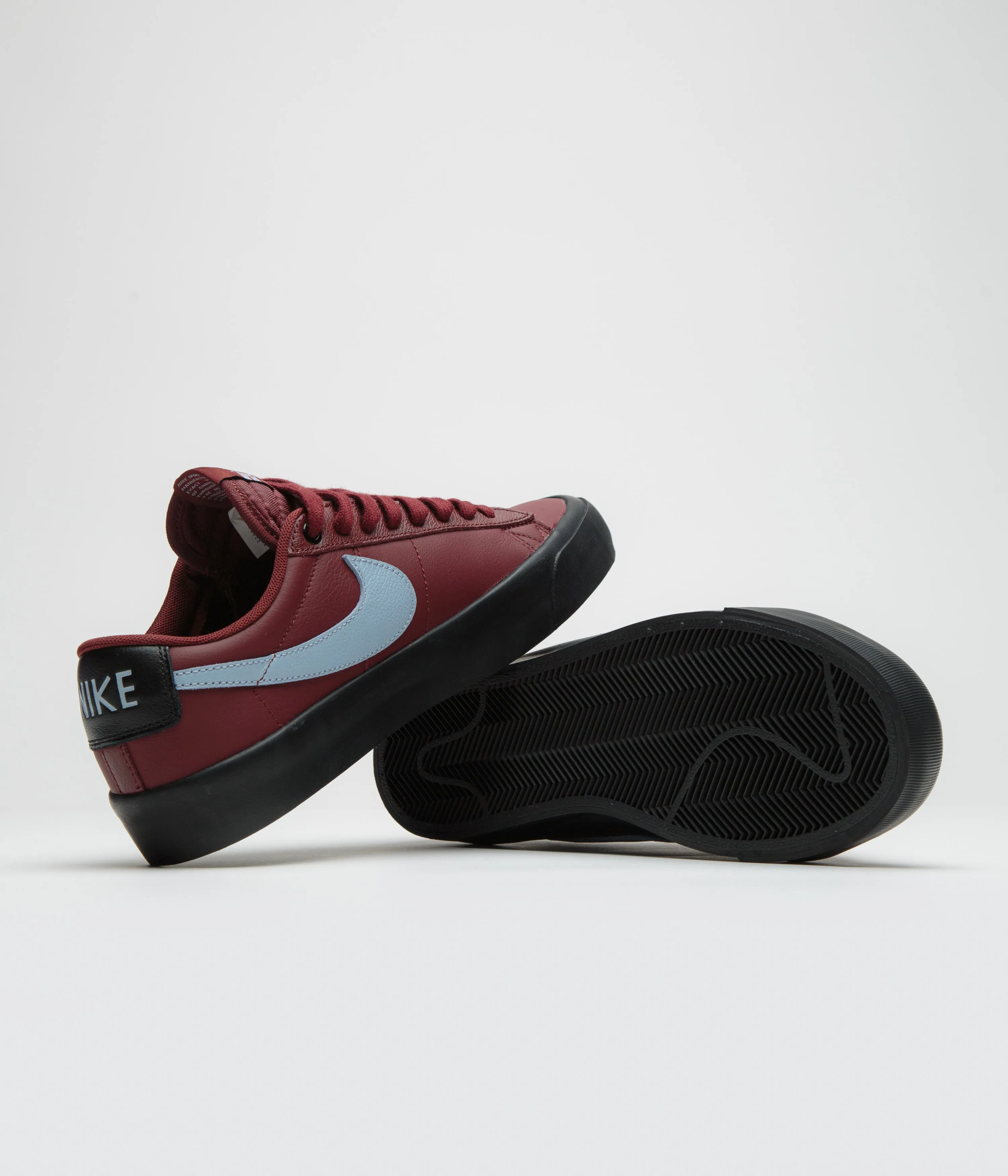 Nike SB Blazer Low Pro GT Shoes in Dark Team Red and Light Armory Blue