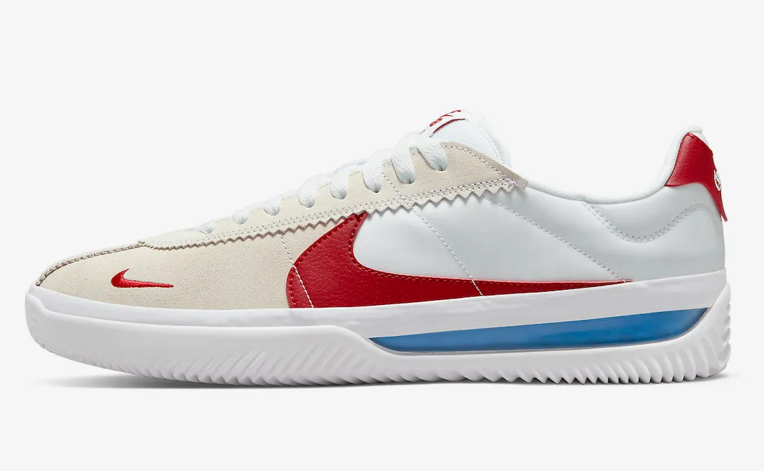 Nike SB BRSB Shoe - White/Varsity Red/Varsity Royal Quick Glide