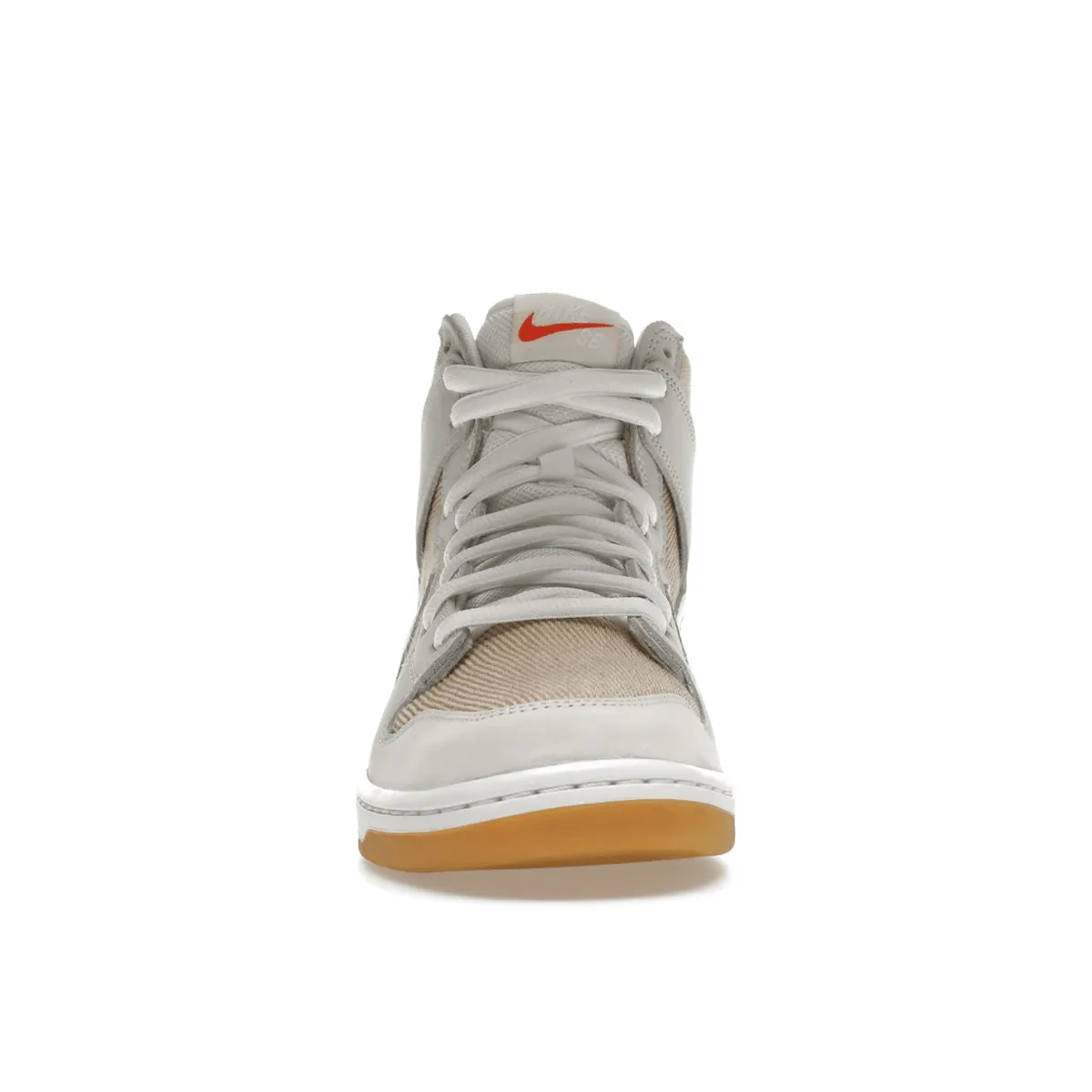 Nike SB Dunk High Pro ISO Orange Label Unbleached Natural Light Glide