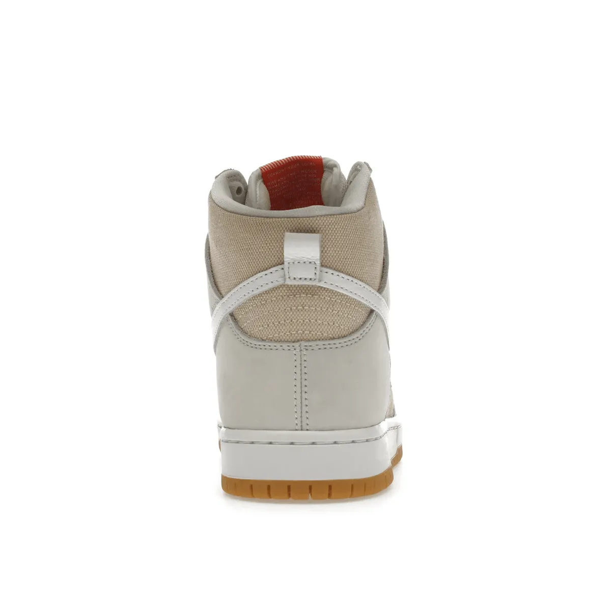 Nike SB Dunk High Pro ISO Orange Label Unbleached Natural Light Glide
