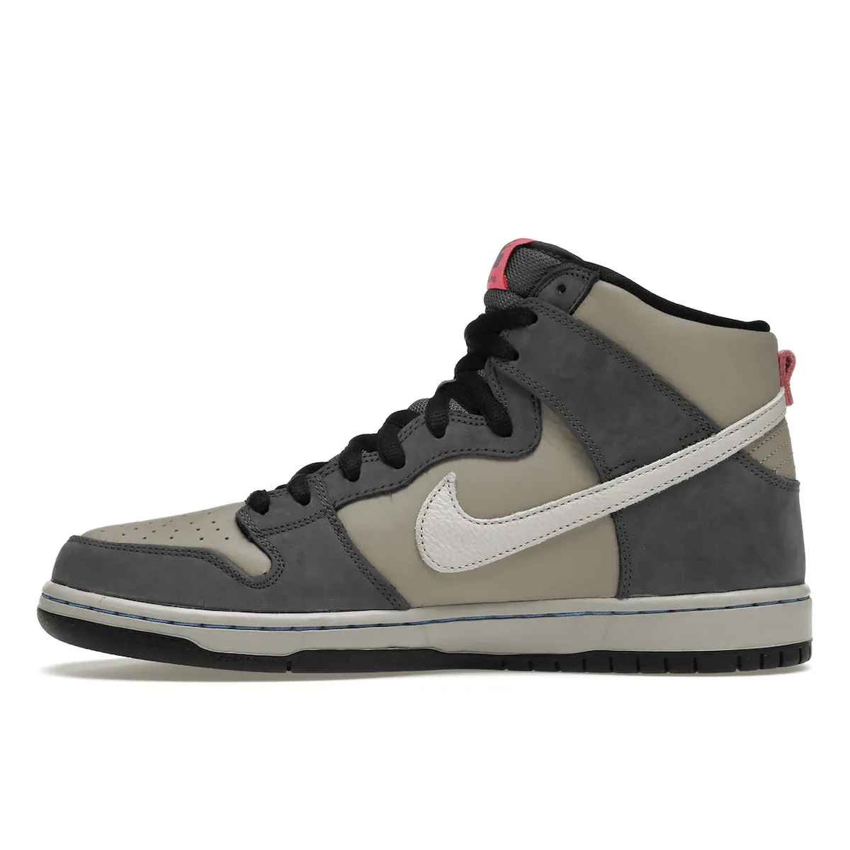 Nike SB Dunk High Pro Medium Grey Pink Stylish Profile