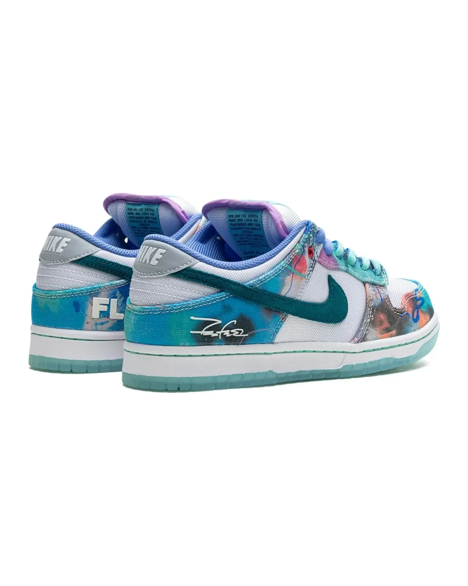 Nike SB Dunk Low Futura Laboratories Bleached Aqua Soft Walk-Step