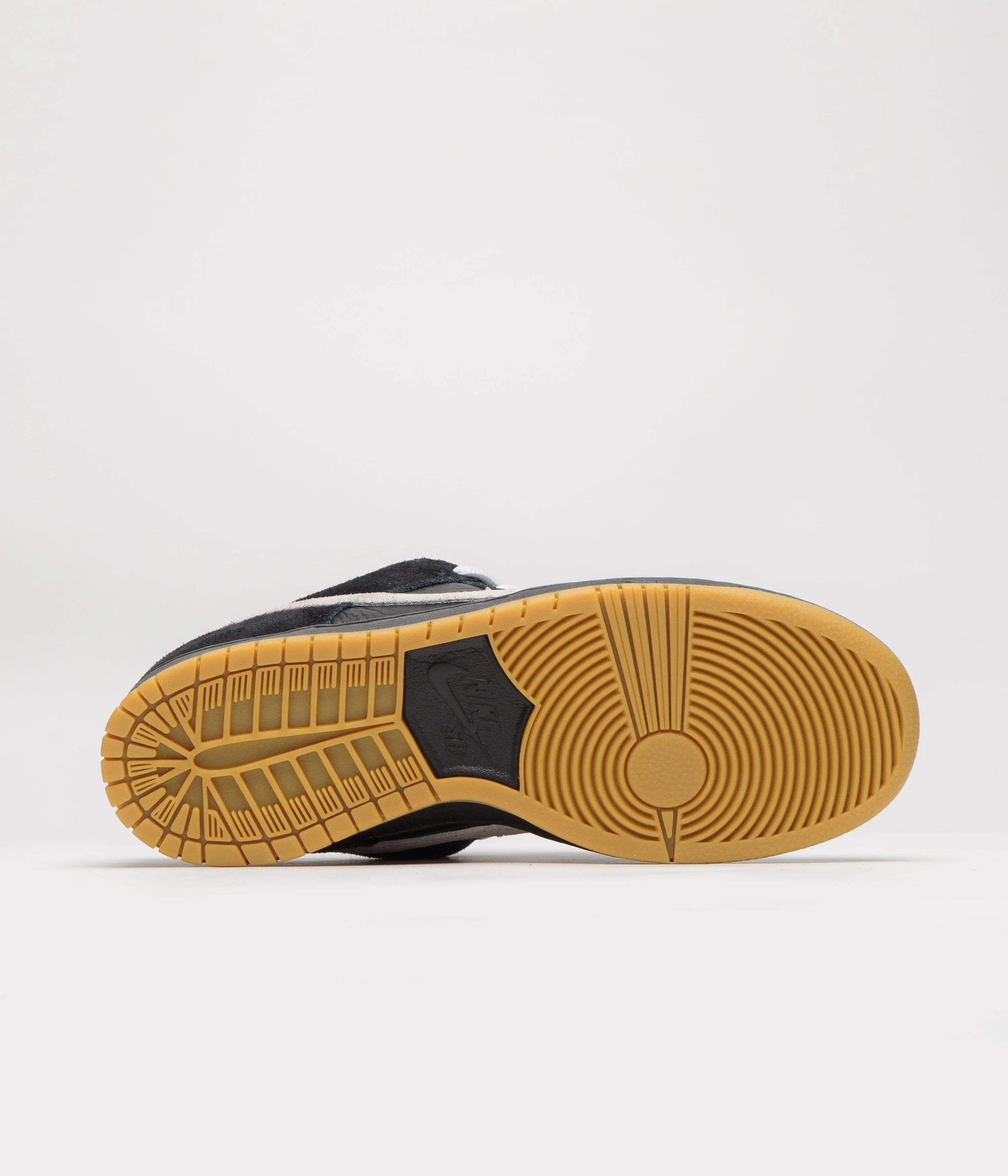 Nike SB Dunk Low Pro Shoes in Black and White and Black - Gum Light Brown - Black