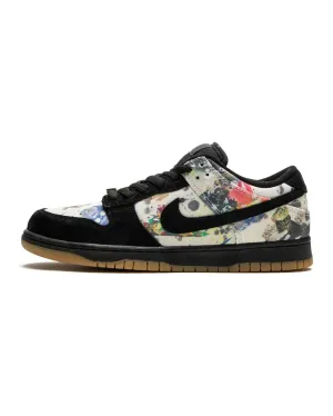 Nike SB Dunk Low Supreme Rammellzee Monochrome Style Heat Hike