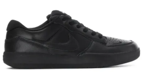 Nike SB Force 58 PRM Shoe - Black/Black Streamlined wear