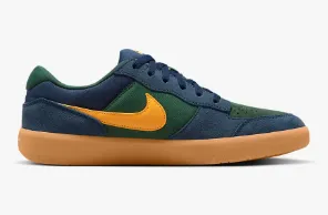 Nike SB Force 58 Shoe - Midnight Navy/University Gold/Fir Multi-functional sole