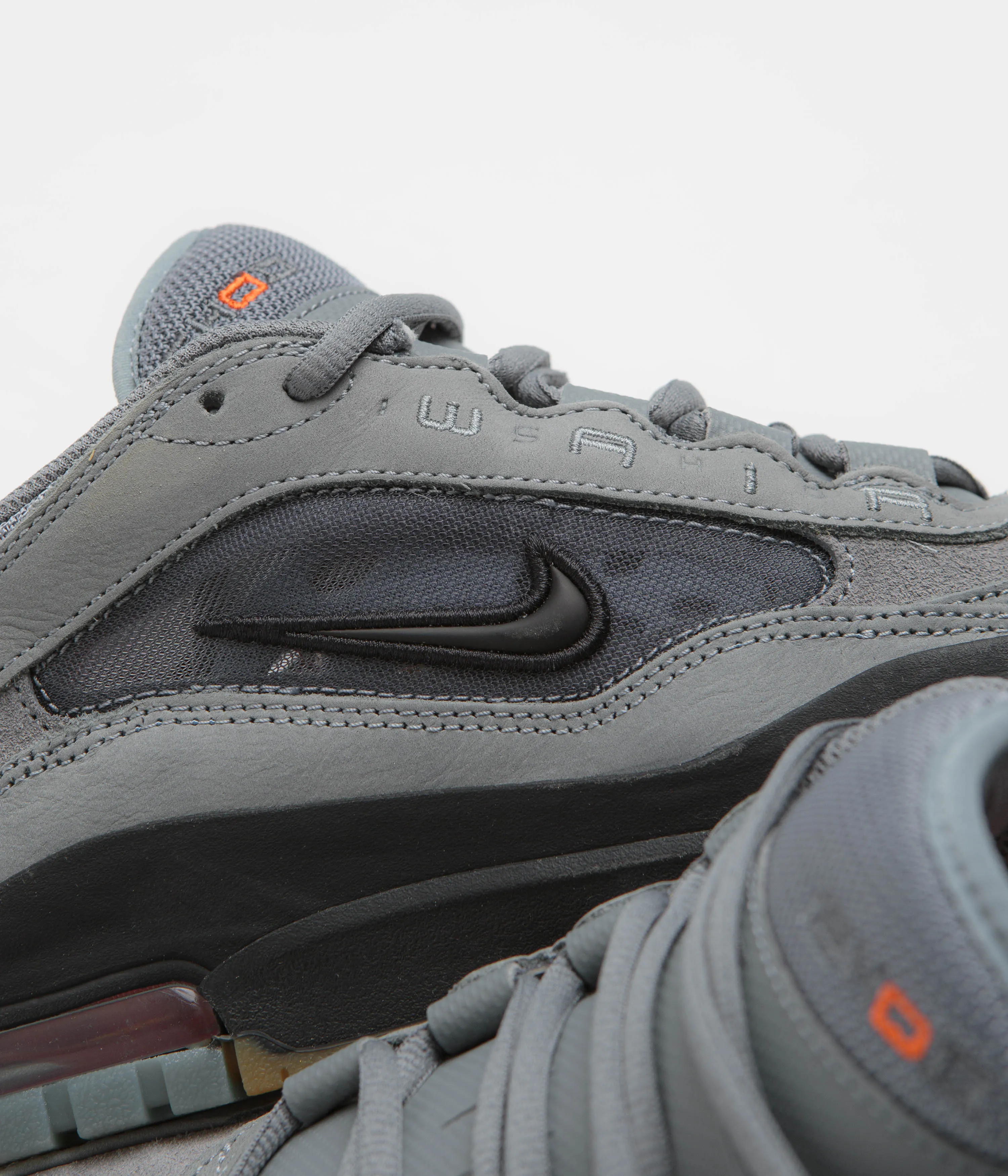 Nike SB Orange Label Air Max Ishod Shoes in Cool Grey and Black and Cool Grey - Dark Grey
