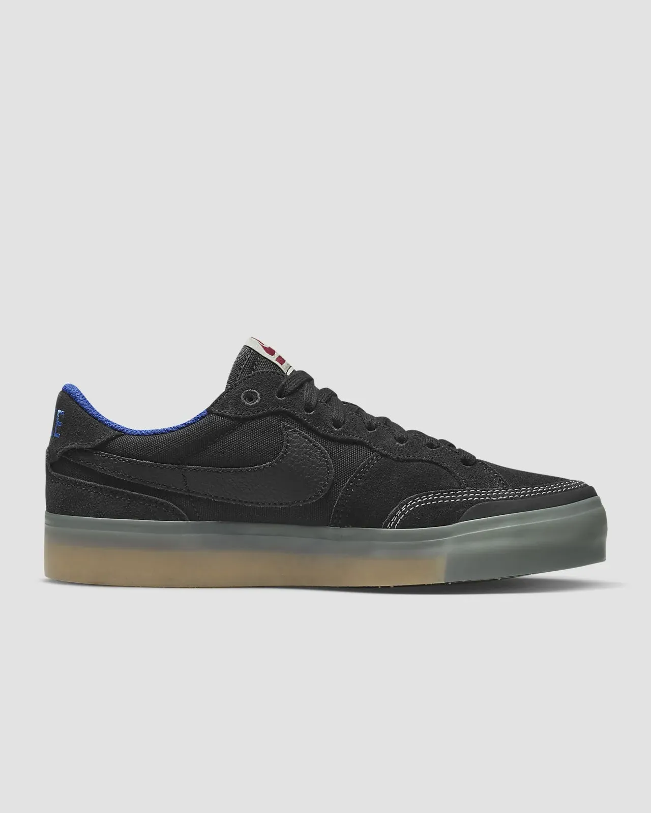 Nike SB Pogo Plus Premium Shoe - Black/Hyper Royal/Gum True Motion