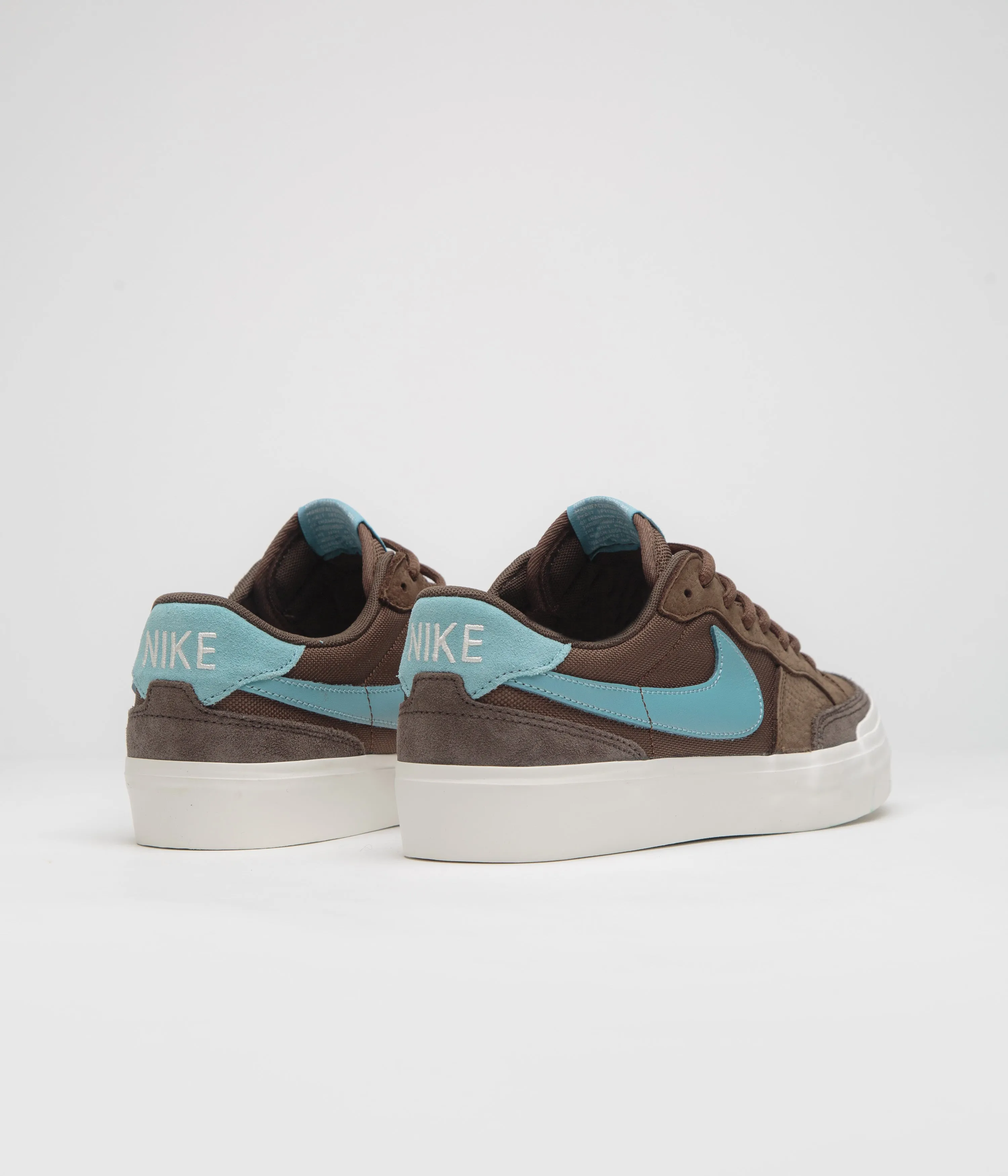 Nike SB Pogo Plus Shoes - Cacao Wow / Denim Turquoise - Baroque Brown - Sail Professional - grade features