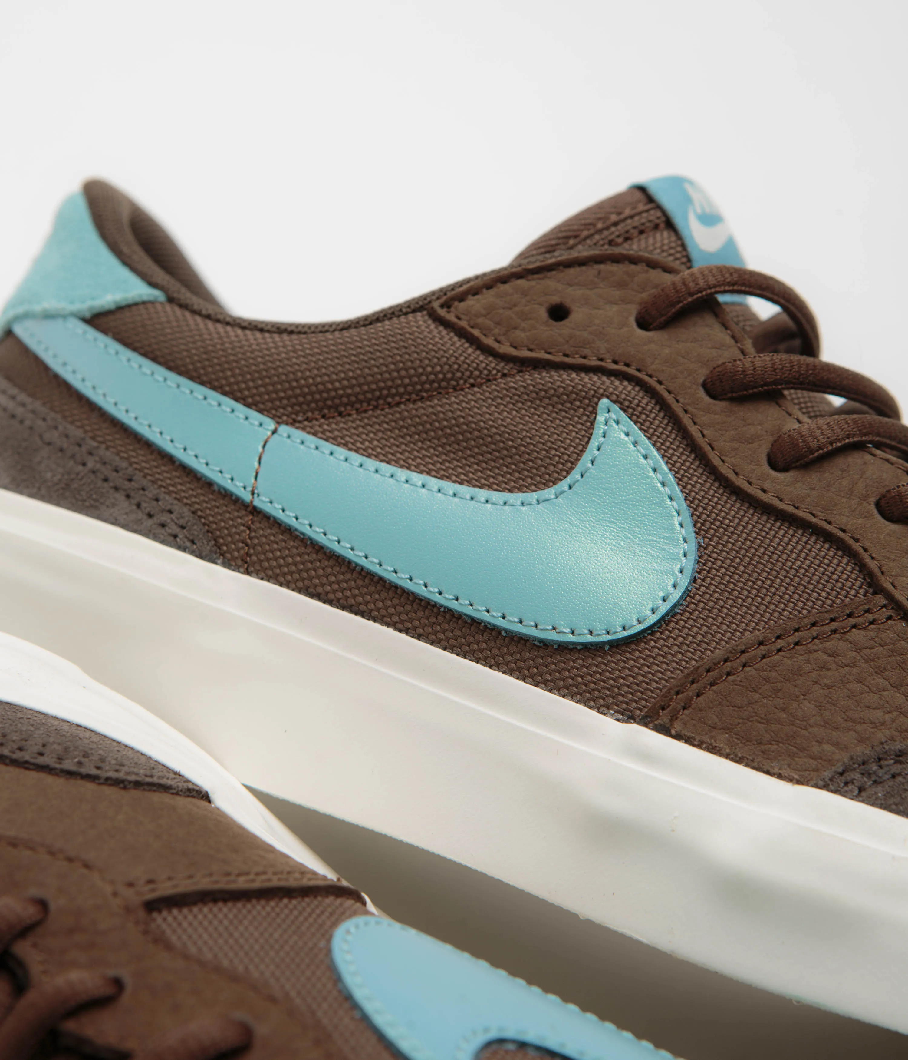 Nike SB Pogo Plus Shoes - Cacao Wow / Denim Turquoise - Baroque Brown - Sail Professional - grade features