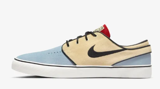 Nike SB Zoom Janoski OG  Shoe - Alabaster/Chile Red Retro-inspired silhouette
