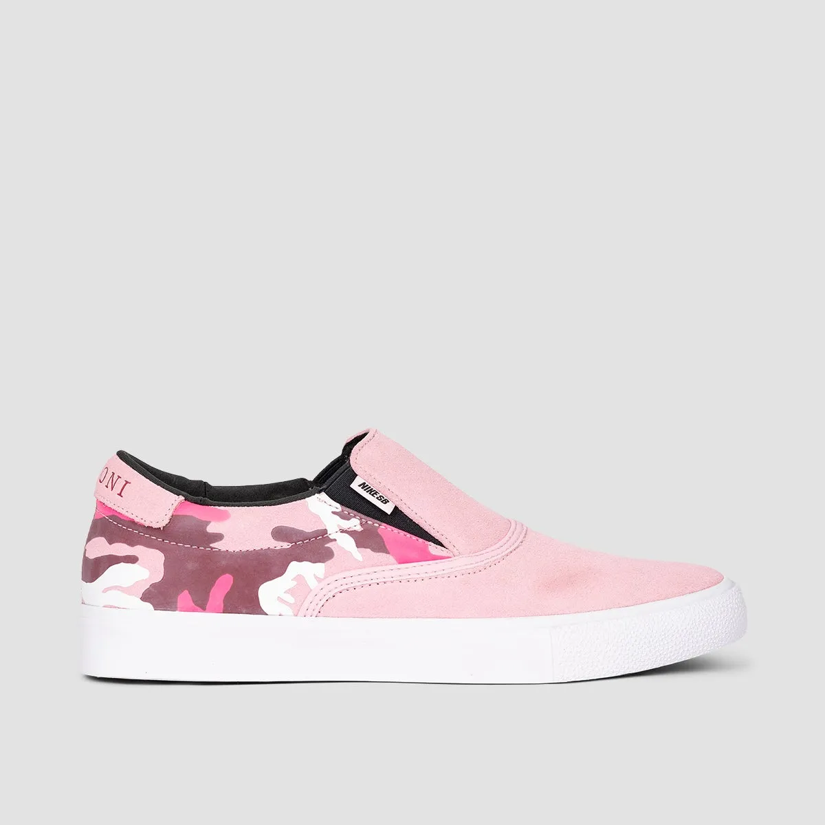 Nike SB Zoom Verona Slip - Prism Pink/Team Red/Pinksicle Structured silhouette