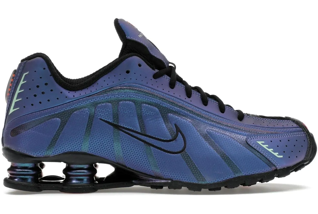 Nike Shox R4 Iridescent Wood Step Lunch Walk