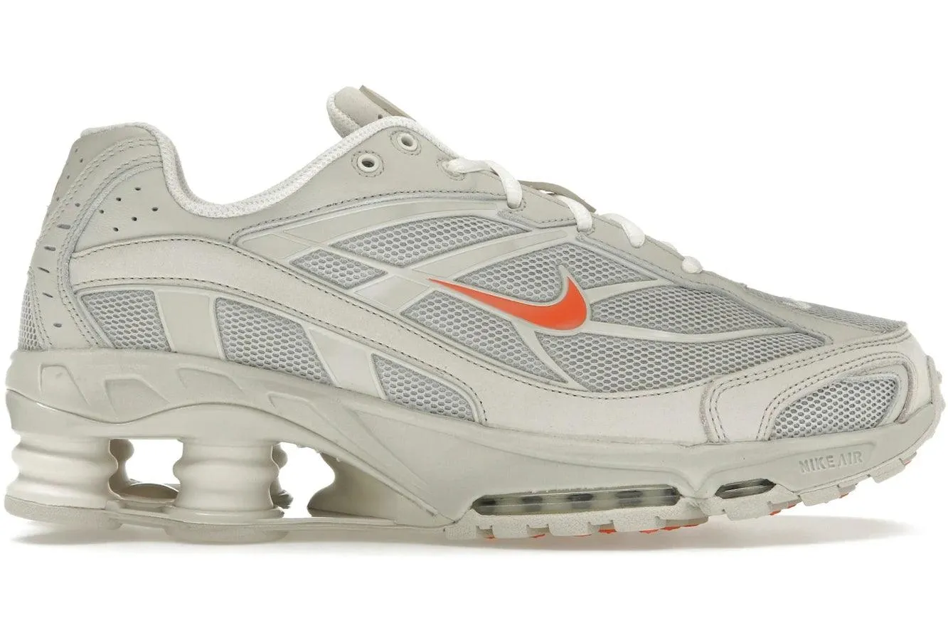 Nike Shox Ride 2 Light Bone Turf Orange Festival Step Casual Elegance