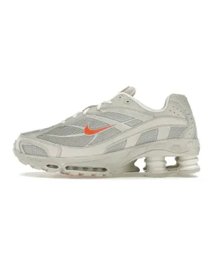 Minimalist Style Nike Shox Ride 2 Light Bone Turf Orange
