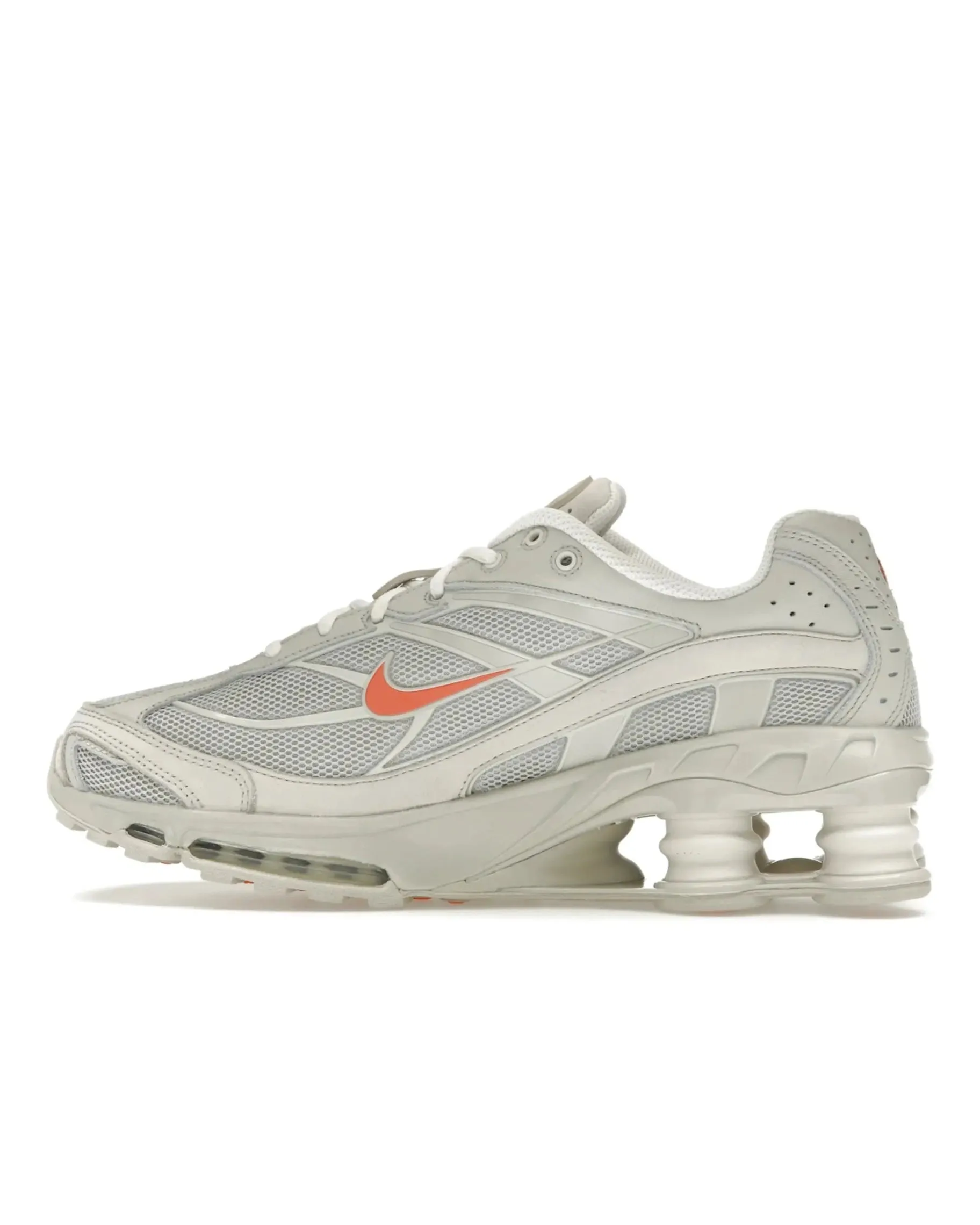 Nike Shox Ride 2 Light Bone Turf Orange Breathability Factor