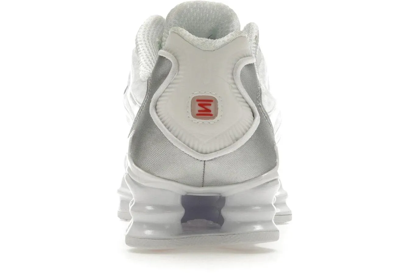 Nike Shox TL White Metallic Silver Max Orange Travel Motion-Step