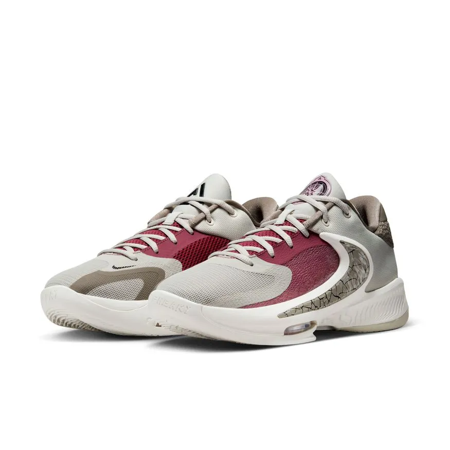 Nike Zoom Freak 4 Basketball Shoes "Colosseum/Sweet Beet" Feather-light