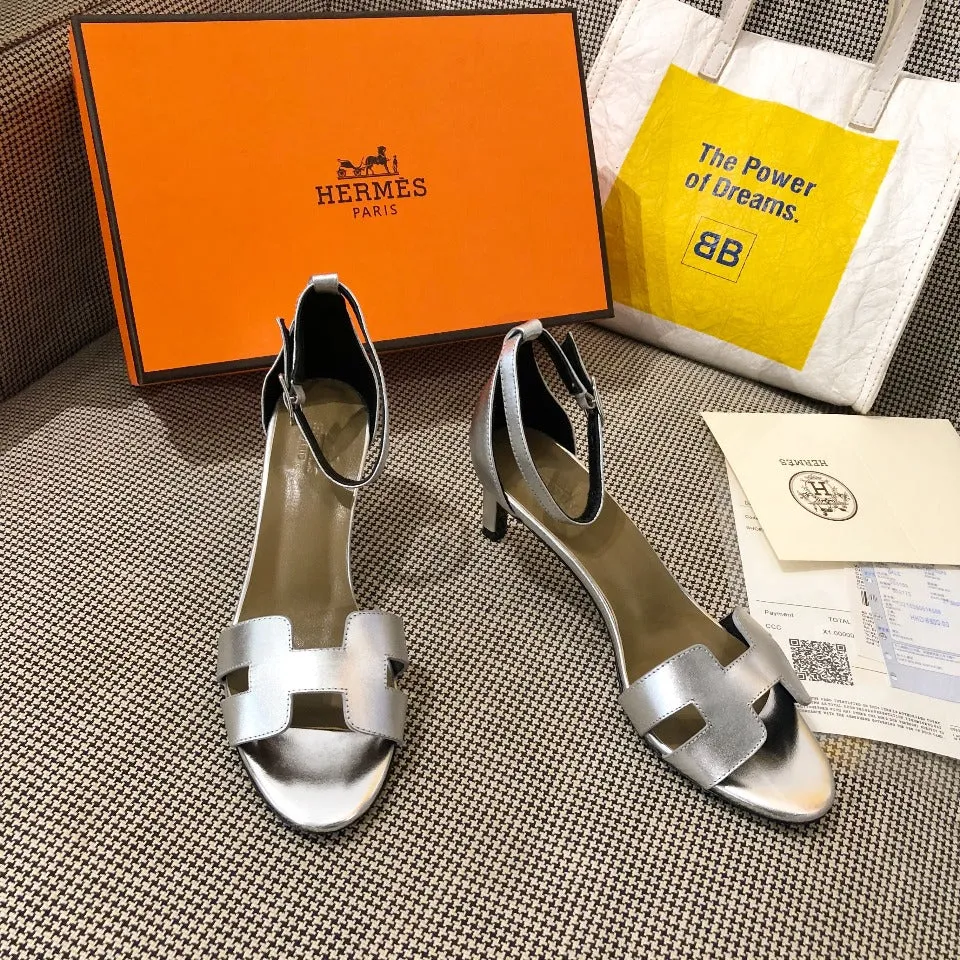Non Marking New Hermes HIGH HEELS 032