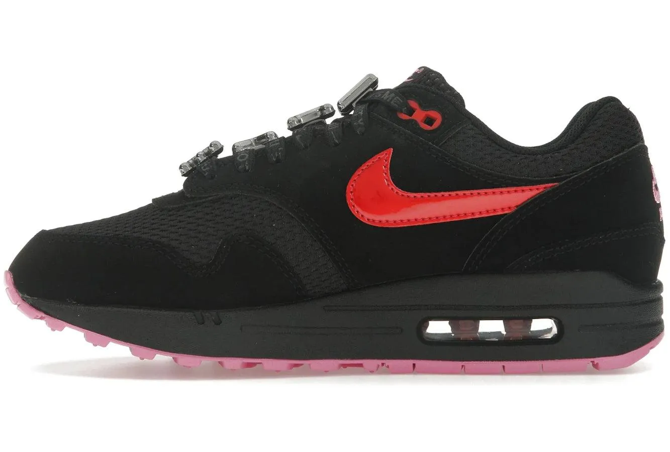 Odor Control Feature Nike Air Max 1 PRM Valentines Day Black