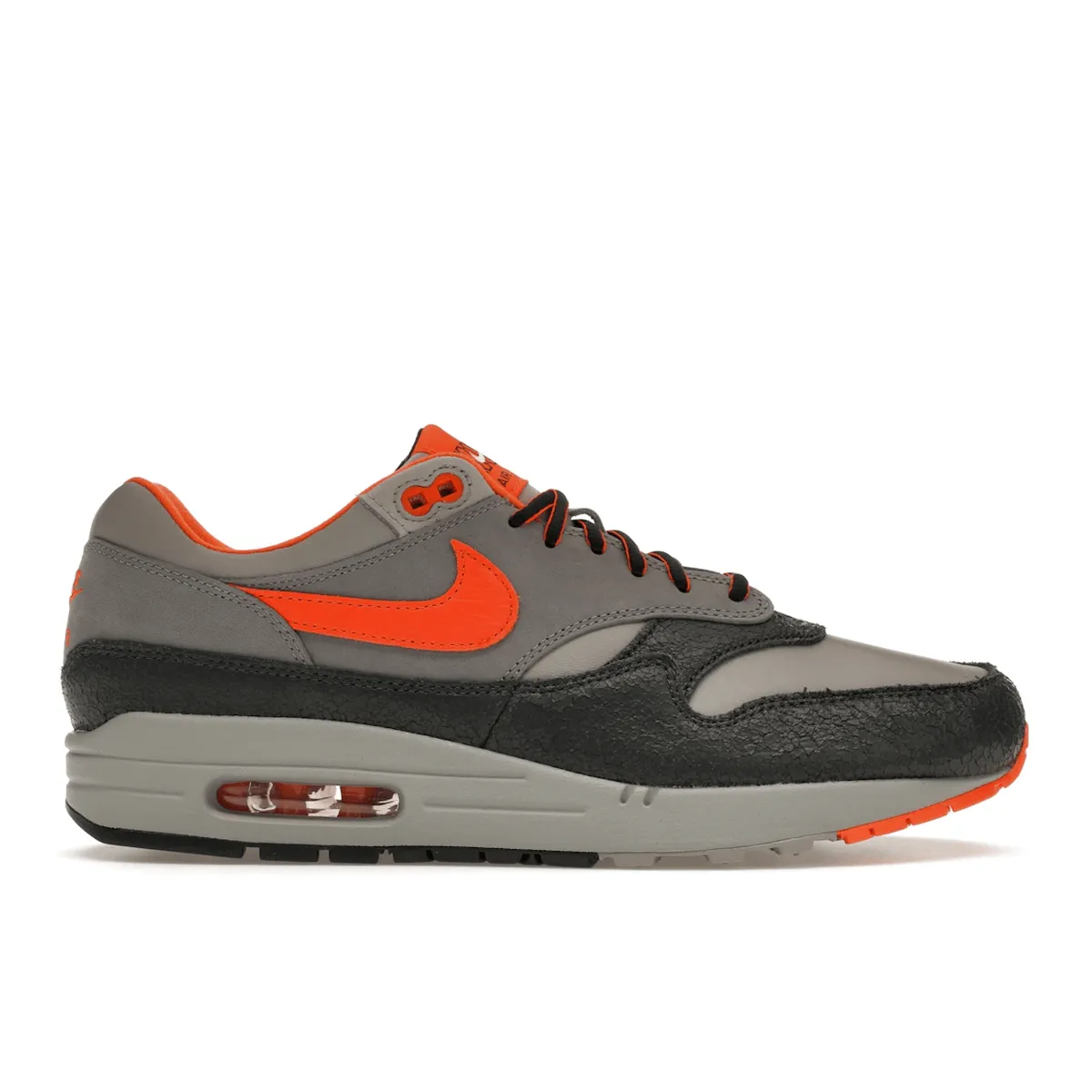Nike Air Max 1 SP HUF Brilliant Orange day - visibility shoes