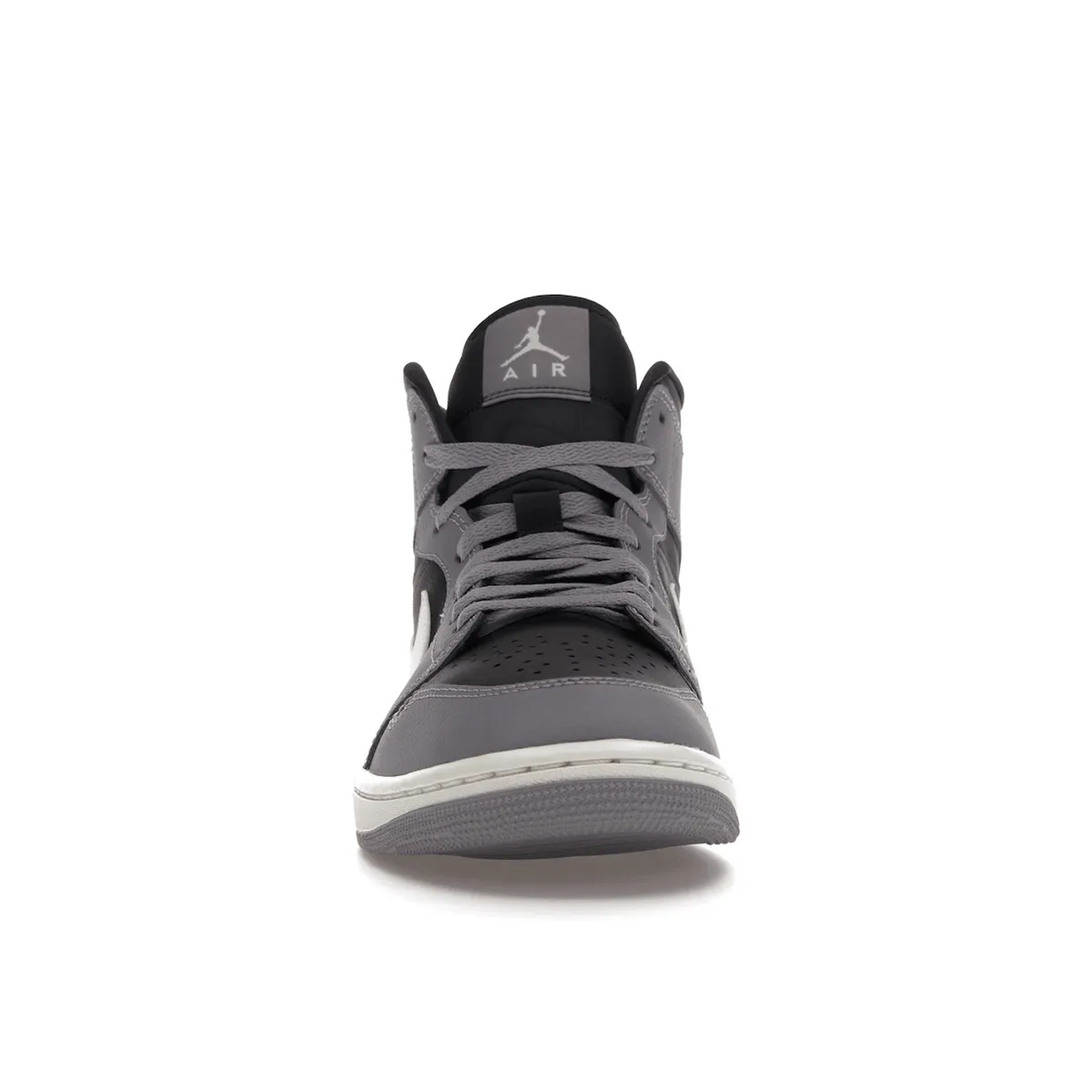 Optimal Traction Air Jordan 1 Mid Cement Grey