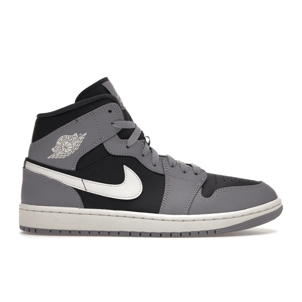 Optimal Traction Air Jordan 1 Mid Cement Grey