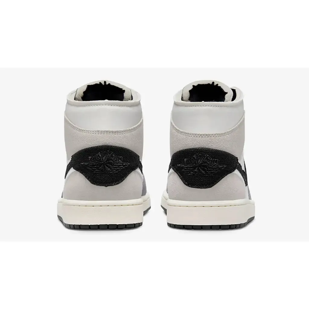 Optimal Traction Air Jordan 1 Mid Cement Grey