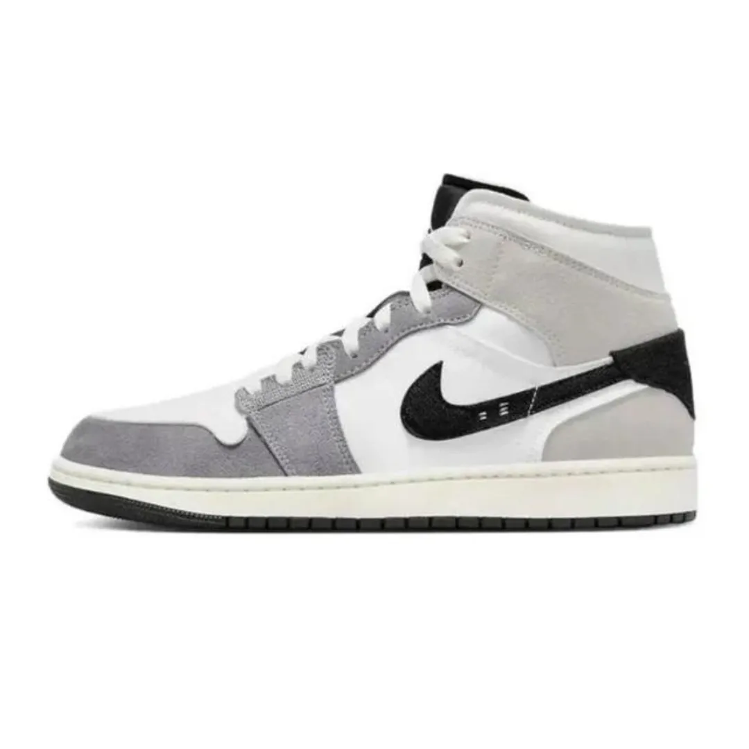 Lightweight Support Air Jordan 1 Mid Cement Grey"
