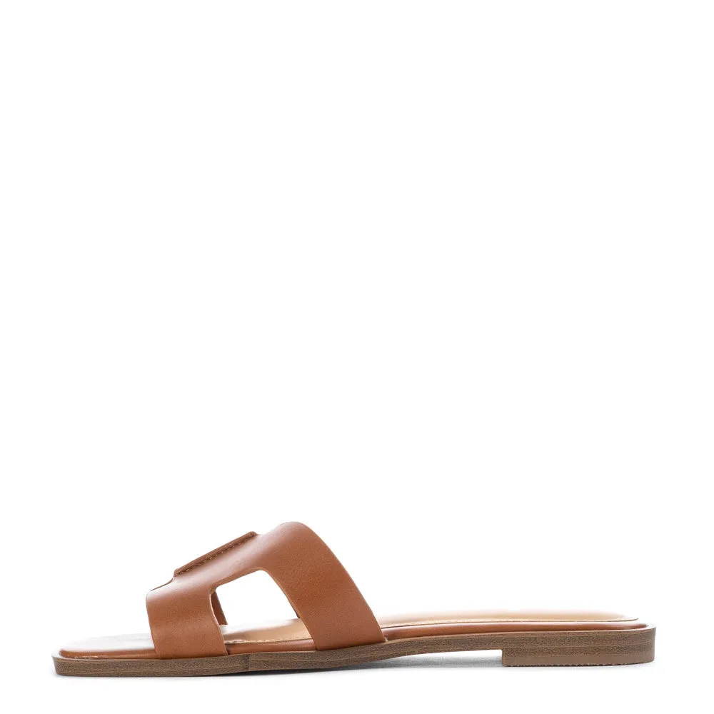 Papaya H Band Slide - Womens Modern Step Glide Move