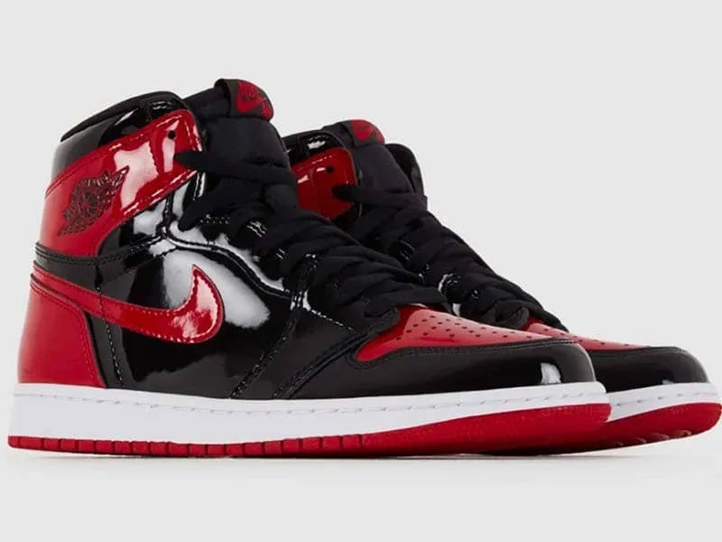 Perfect Shape Nike Air Jordan 1 High OG " Patent Bred "