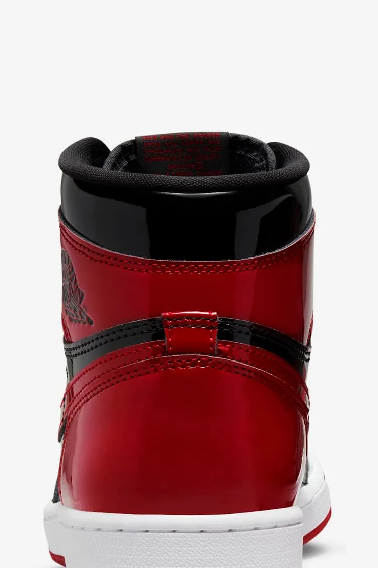 Perfect Shape Nike Air Jordan 1 High OG " Patent Bred "