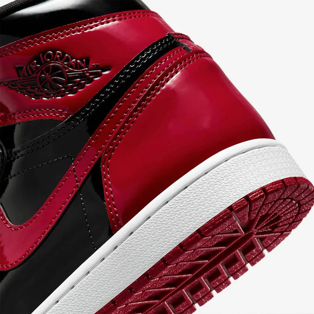 Perfect Shape Nike Air Jordan 1 High OG " Patent Bred "