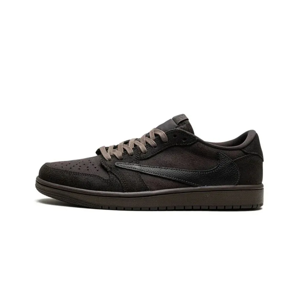 Performance-enhanced Air Jordan 1 Low OG Travis Scott Velvet Brown